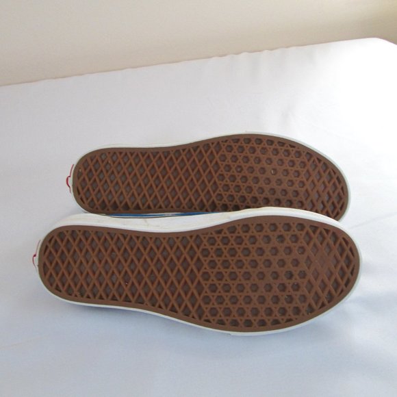 VANS OLD SKOOL Beacon Blue Shoe Mens Size 7.5  Womens Size 9.0 Used - Go… - Picture 6 of 10